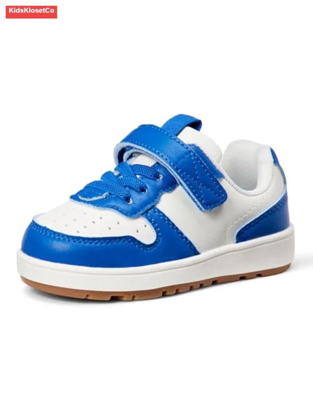 Unisex Kids Low Top Hook & Loop Court Sneakers